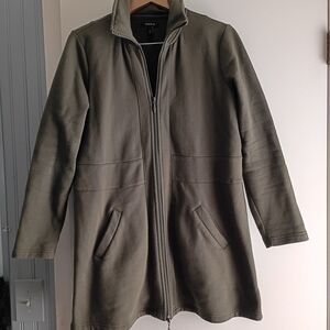 Torrid Olive Long Line Sweatshirt